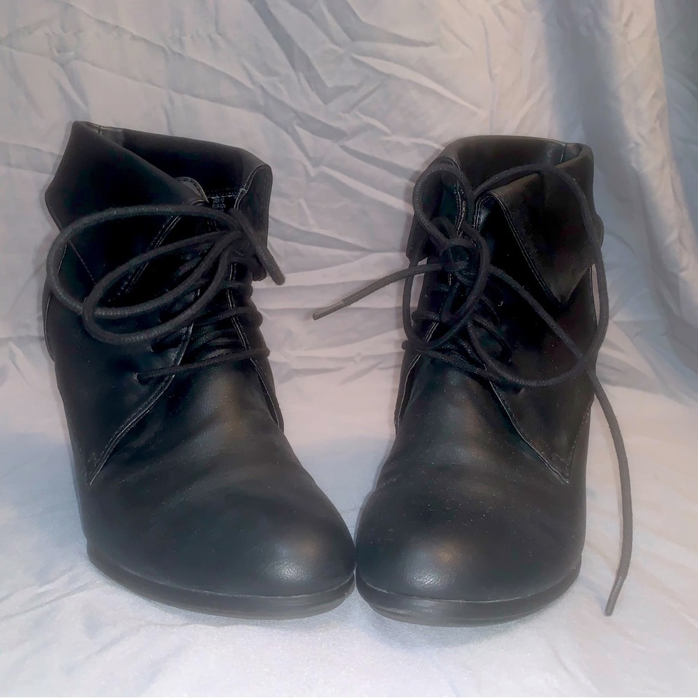 Lace Up Booties With 4” Heel W10 Fiona ‘Tenley’ - image 1